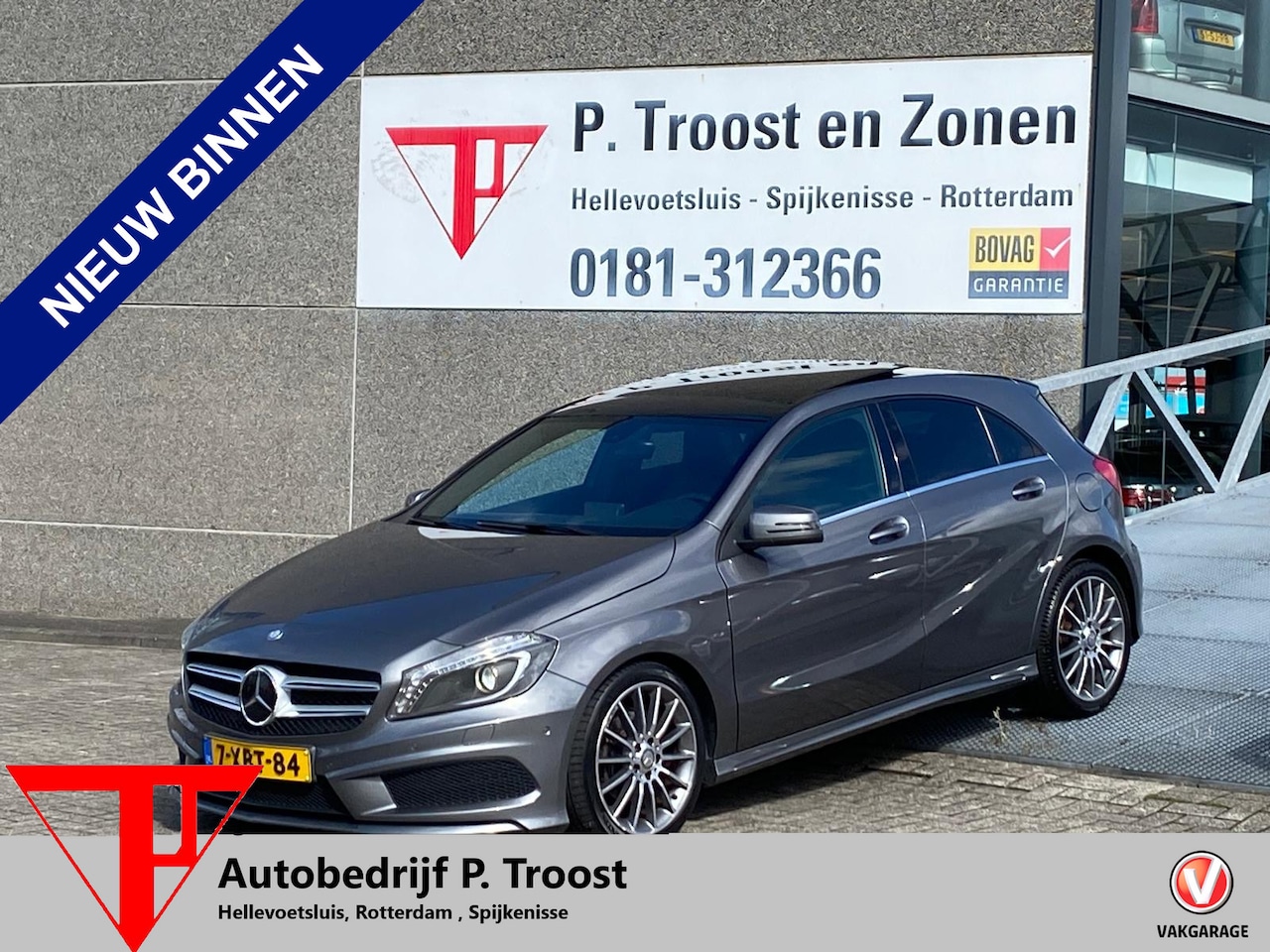 Mercedes-Benz A-klasse - 180 Orig.Ned auto/MEENEEMPRIJS!! AMG pakket/Panoramadak/Navigatie/Climate control/Cruise c - AutoWereld.nl