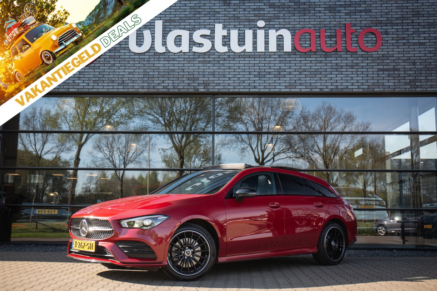 Mercedes-Benz CLA-klasse Shooting Brake - 250 e AMG Line 250 e AMG Line , Pano dak, Camera, Sfeerverlichting, - AutoWereld.nl