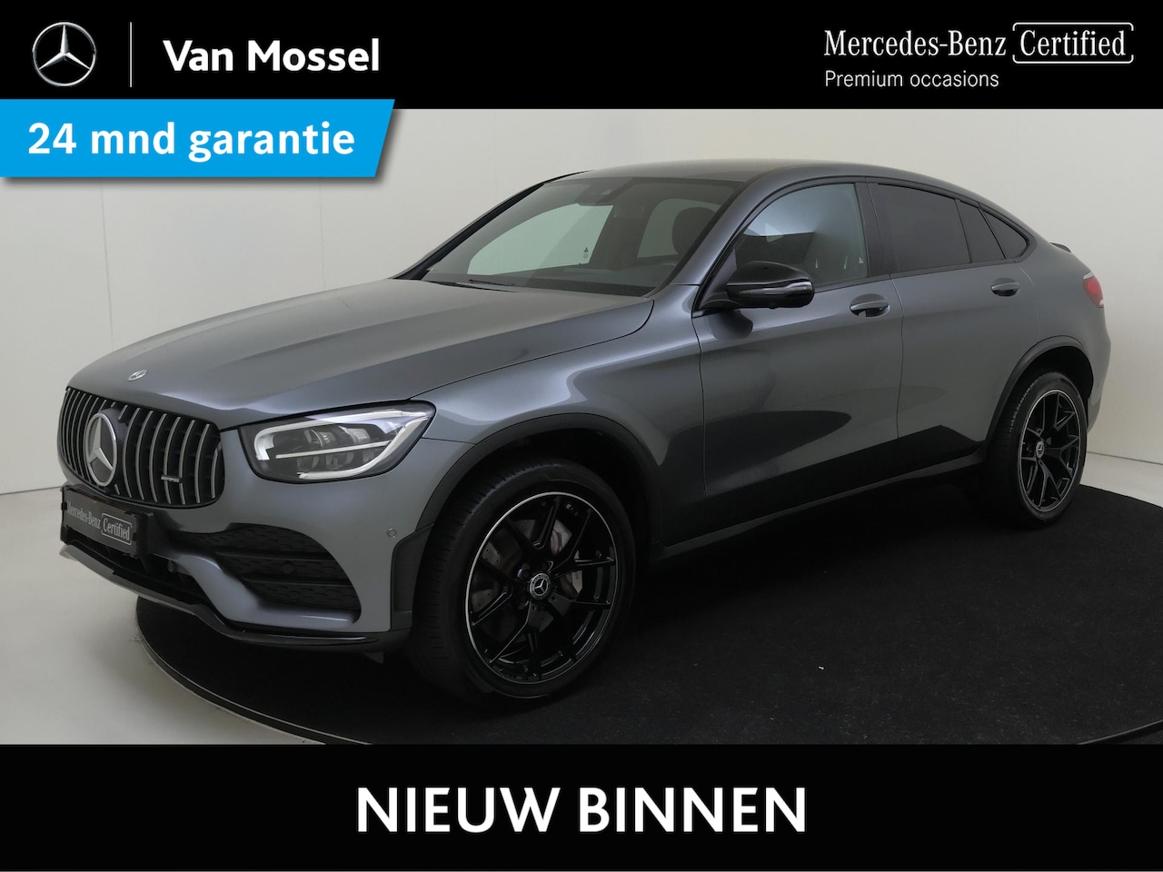 Mercedes-Benz GLC-klasse Coupé - 300e 4MATIC / AMG/ 20 inch/ Night/ Rode Gordels/ Stoelverwarming v+a - AutoWereld.nl