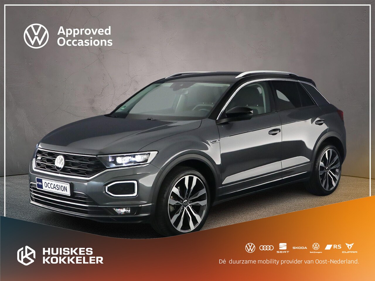 Volkswagen T-Roc - Sport 1.5 TSI 150pk DSG Automaat Trekhaak, Adaptive cruise control, Navigatie, Achteruitri - AutoWereld.nl