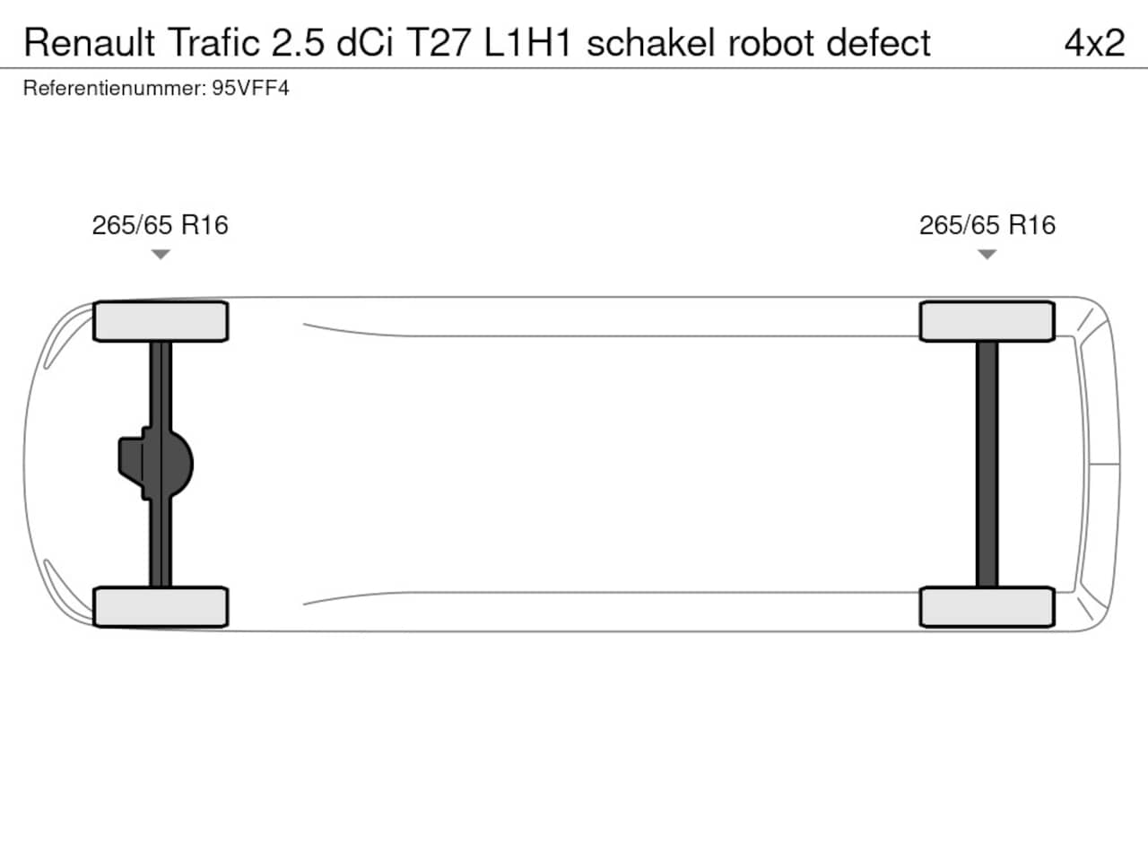 Renault Trafic - 2.5 dCi T27 L1H1 schakel robot defect - AutoWereld.nl