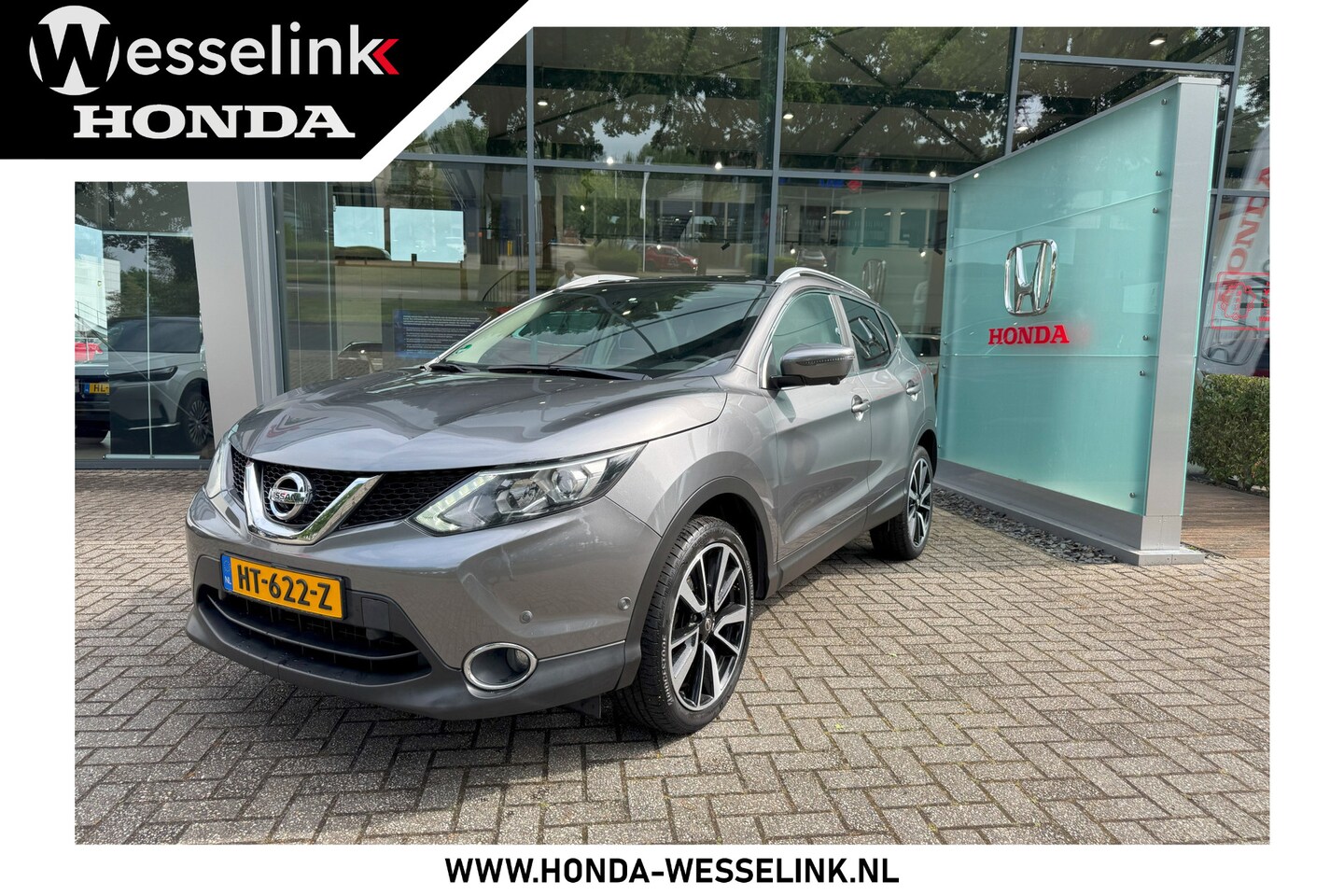 Nissan Qashqai - 1.6 Tekna - All in rijklaarprijs | Trekhaak | Navi | 360 camera - AutoWereld.nl