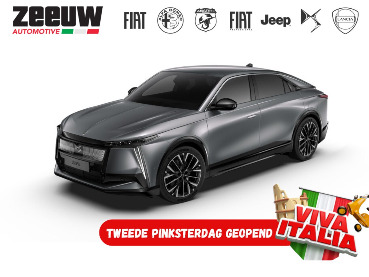 DS No 8 - Étoile 74 kWh | van 28 mei t/m 31 mei bij Zeeuw Automotive! - AutoWereld.nl