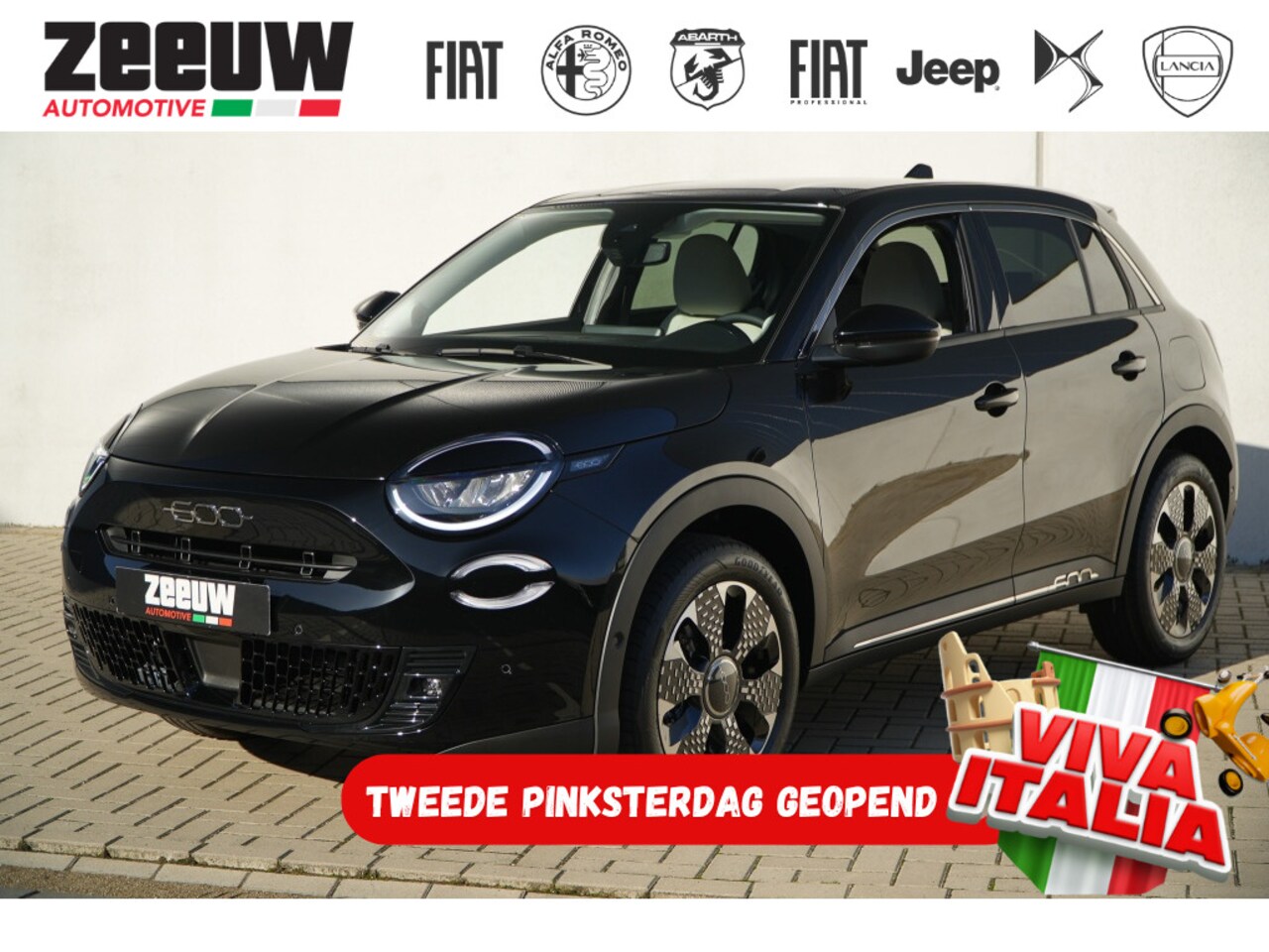 Fiat 600 - 1.2 Hybrid 136 PK La Prima | Navi | Camera | Carplay - AutoWereld.nl