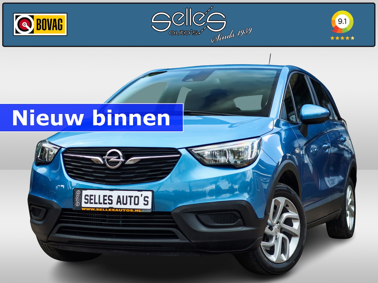 Opel Crossland X - 1.2 Turbo Edition Applecarplay | Navigatie | - AutoWereld.nl