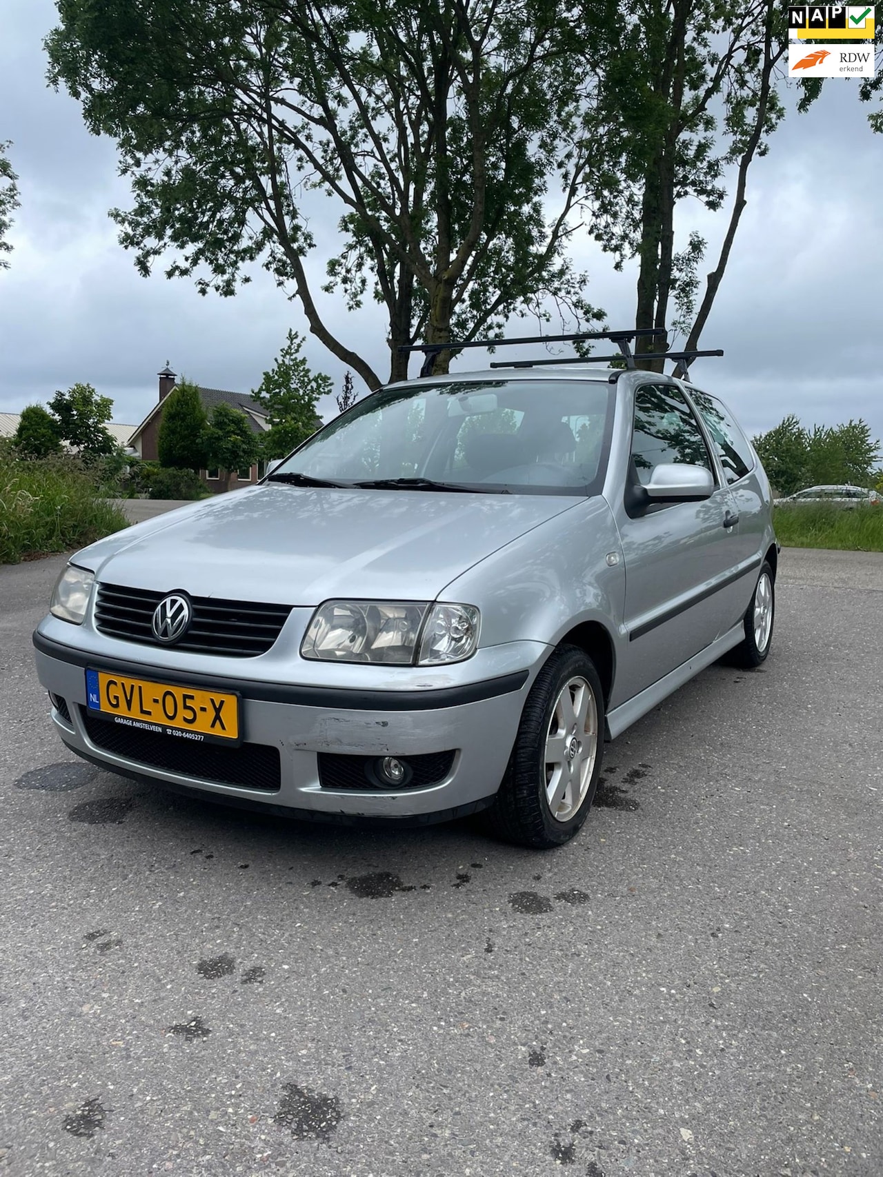 Volkswagen Polo - 1.0 AIRCO - ELEKTRISCHE RAMEN ONDERHOUDEN - AutoWereld.nl