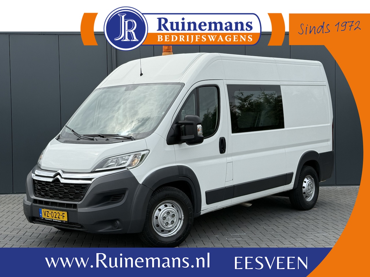 Citroën Jumper - 2.2 HDI 131 PK ZWAAR / L2H2 / 7-PERS DUBBELE CABINE / AIRCO / 3 TONS TREKHAAK / CAMERA / I - AutoWereld.nl