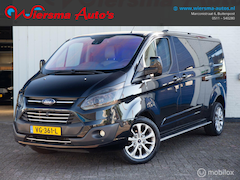 Ford Transit Custom - 330 2.2 TDCI L2H1 Limited DC|Stoel verw|Leder|Carplay