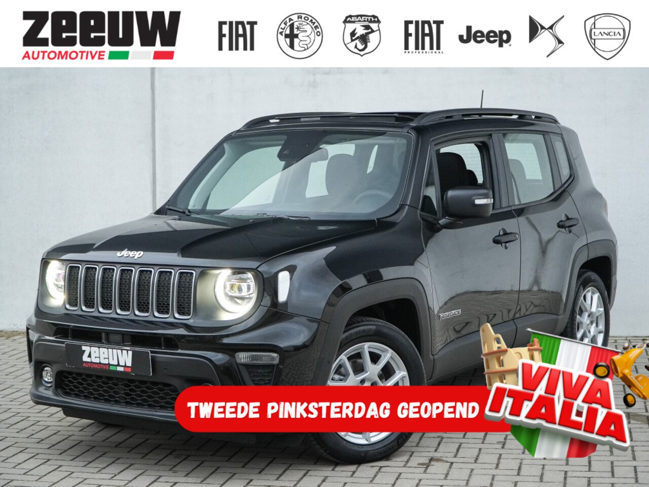 Jeep Renegade - 1.5T e-Hybrid 130 PK Altitude | Pano | Tech Pack - AutoWereld.nl