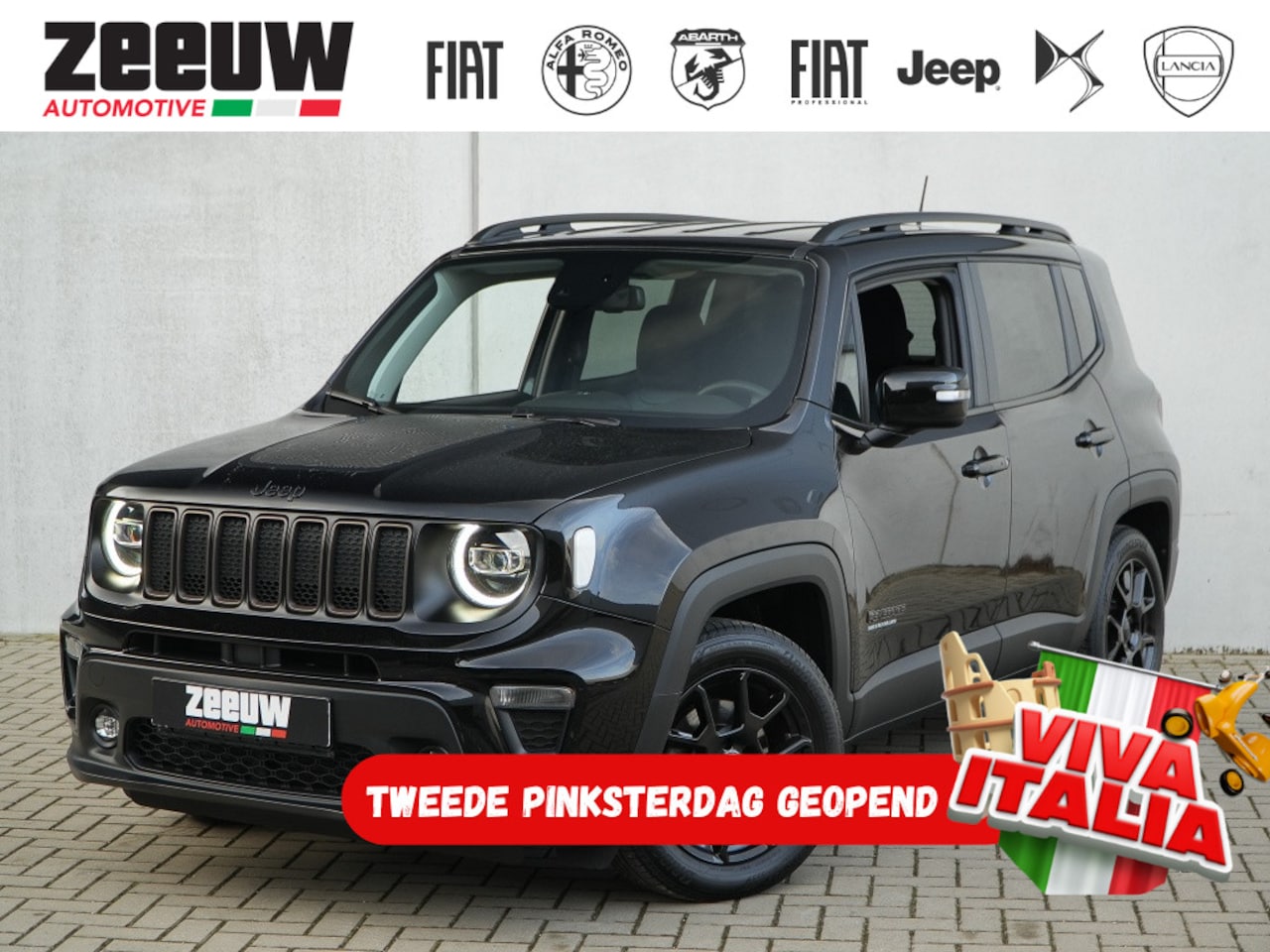 Jeep Renegade - 1.5 T e-Hybrid 130 PK Upland | LED | Carplay | Camera | 17" - AutoWereld.nl