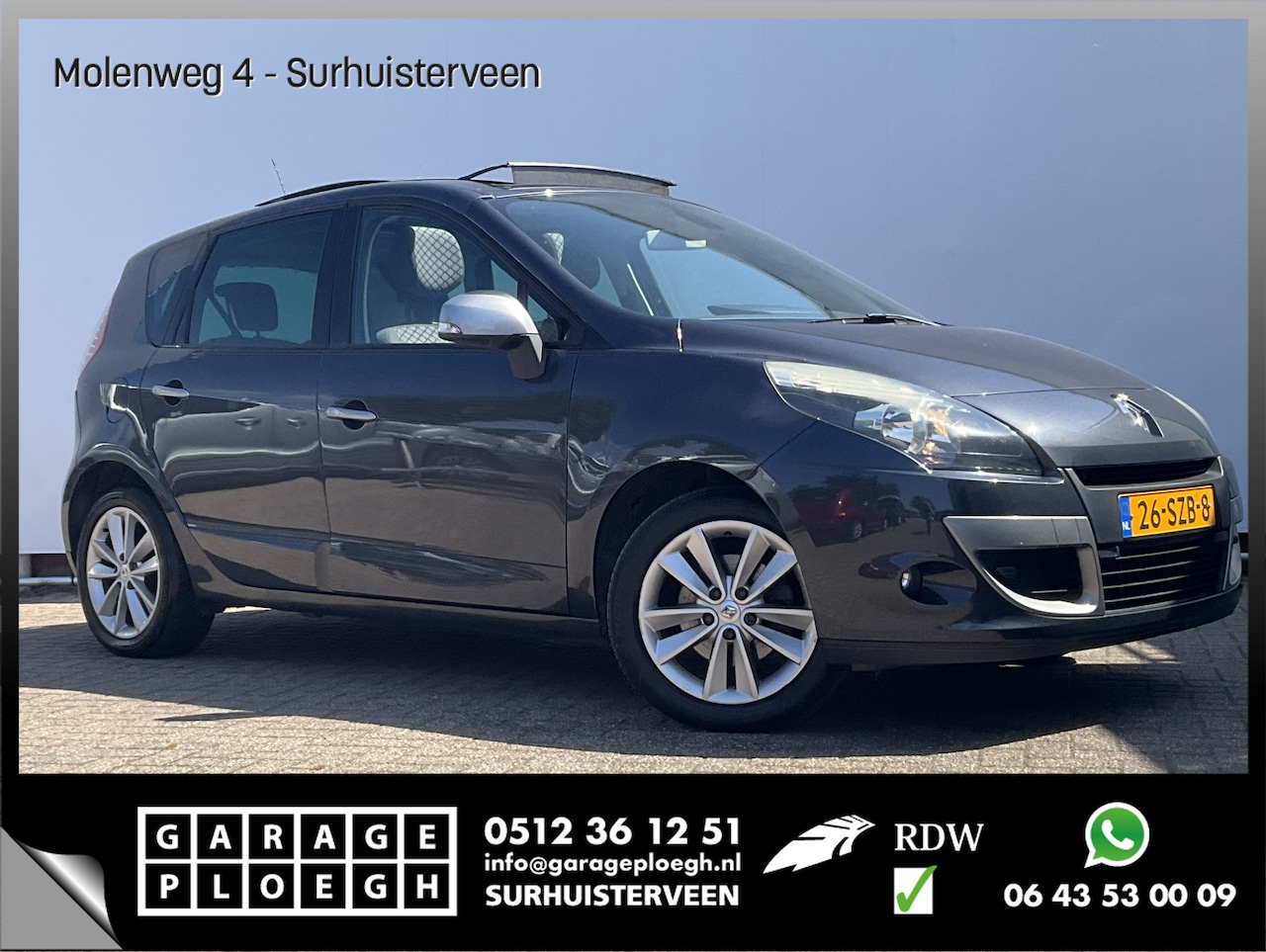 Renault Scénic - 1.6 Parisienne Hoogzitter Trekhaak Pano Nav/Cruise NAP Topstaat! - AutoWereld.nl