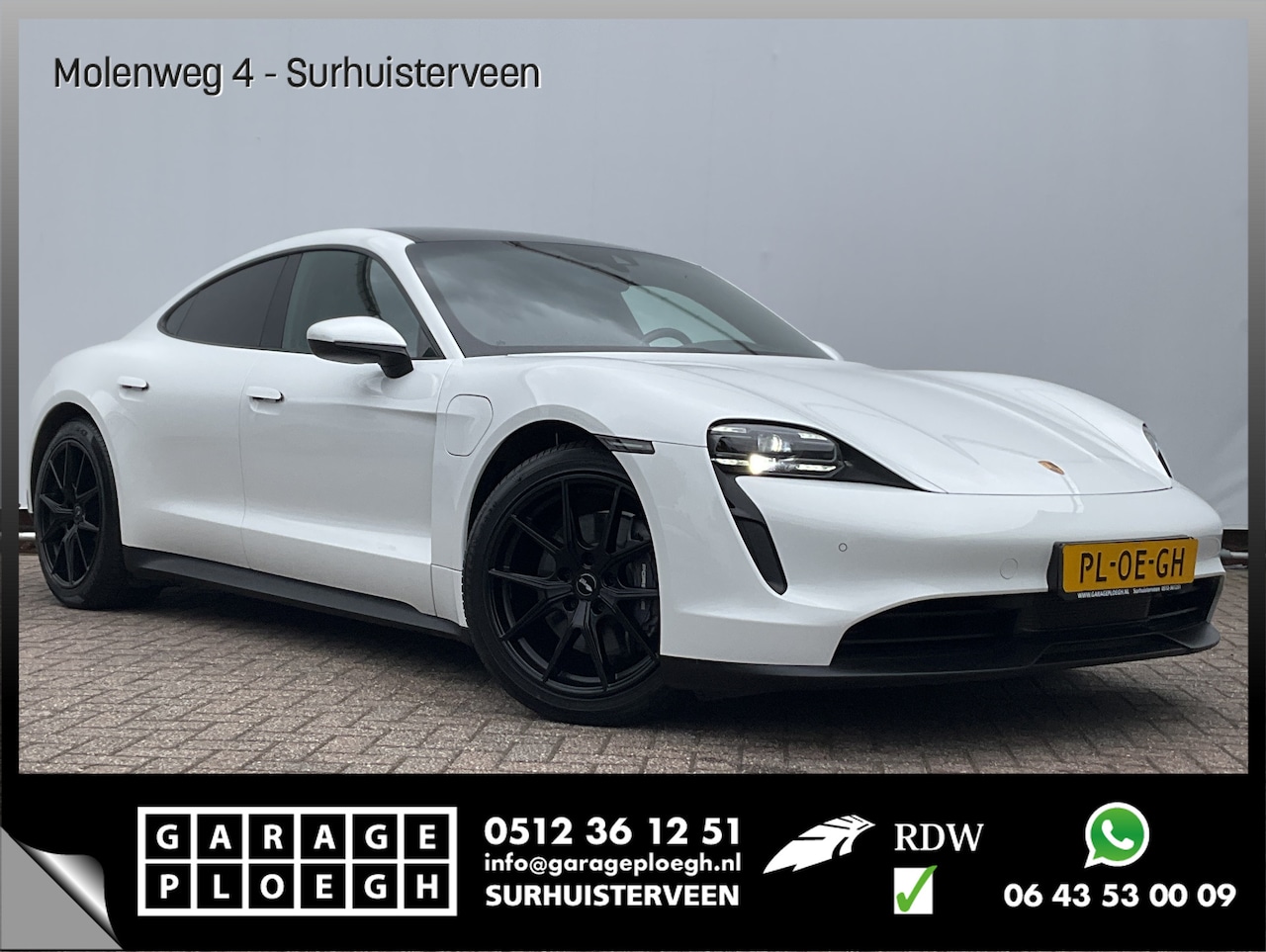 Porsche Taycan - 408pk Bose Leer Pano.dak Headupdisplay Perfect mooi - AutoWereld.nl