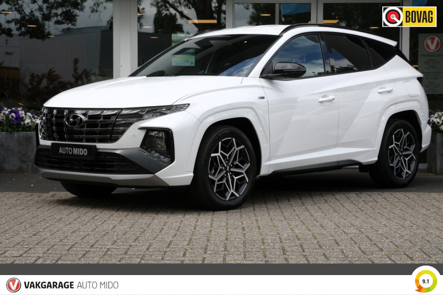 Hyundai Tucson - 1.6 T-GDI HEV Hybride 230PK N-Line Automaat -LAGE KM STAND- - AutoWereld.nl