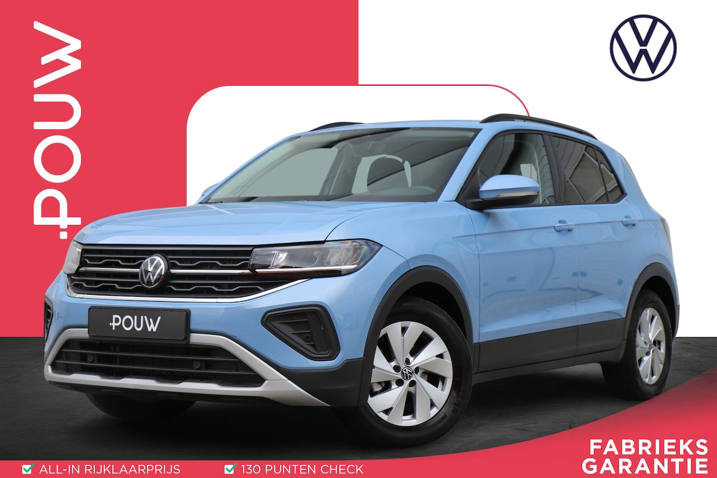 Volkswagen T-Cross - 1.0 TSI 115pk DSG Life Edition | App Connect Navigatie | LED | Parkeersensoren | Climate C - AutoWereld.nl