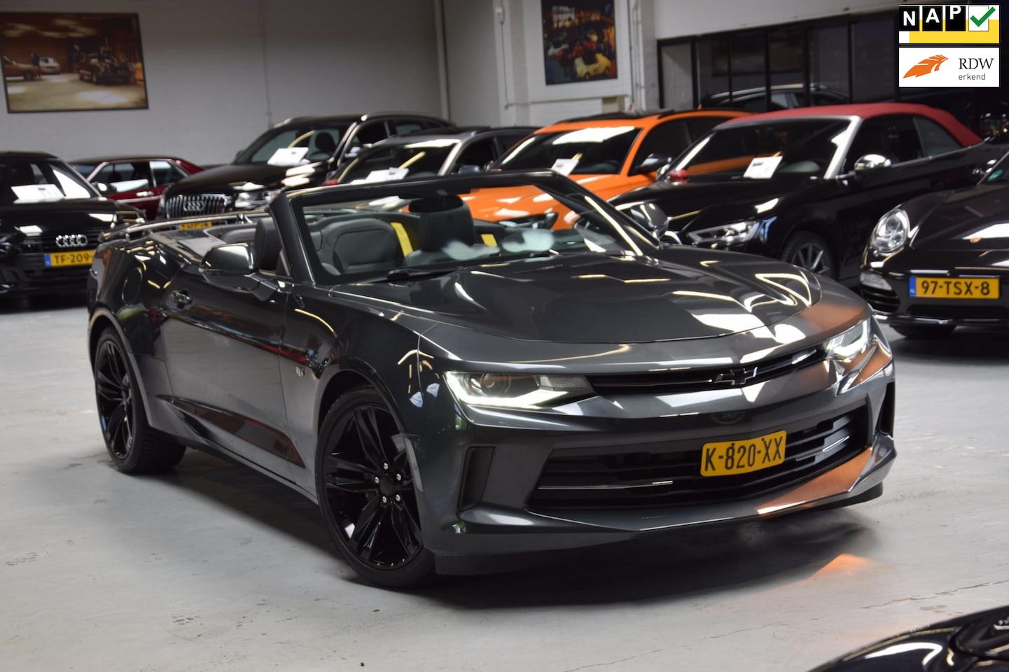 Chevrolet Camaro Convertible - USA 2.0 Turbo 50th Anniversary Edition EU Uitv.|Navi|Leder|275pk!! - AutoWereld.nl
