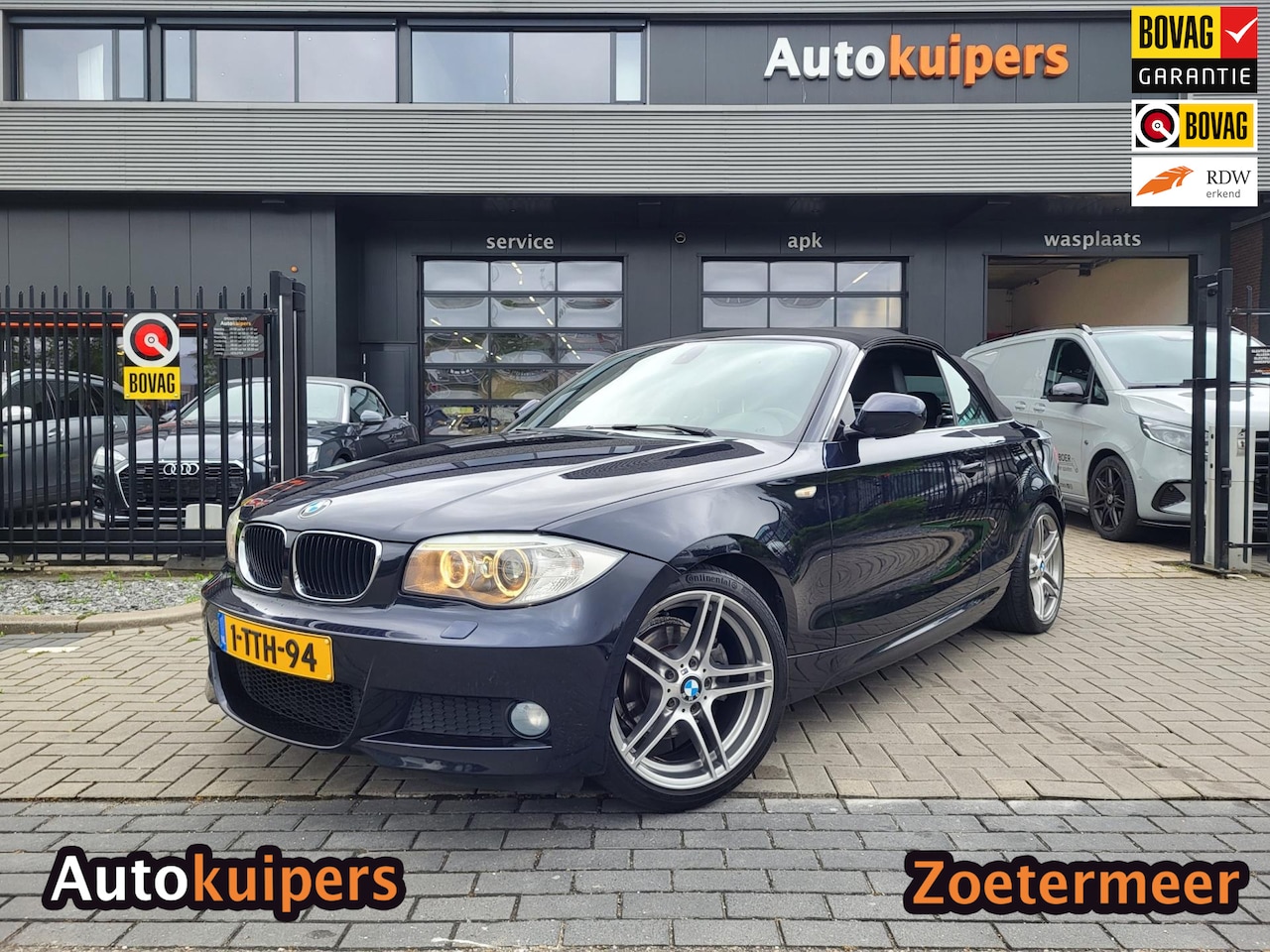BMW 1-serie Cabrio - 118i M Sport Edition | 1e eigenaar en dealer onderhouden | Met o.a. cruise control, stoelv - AutoWereld.nl