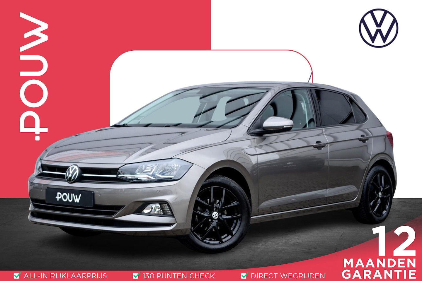 Volkswagen Polo - 1.0 TSI 95pk Comfortline | Trekhaak | Navigatie | Adaptive Cruise - AutoWereld.nl