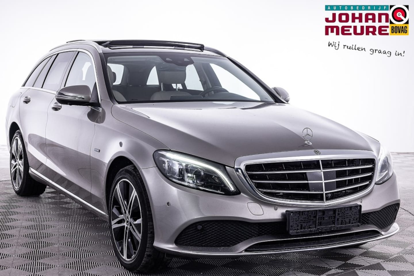 Mercedes-Benz C-klasse Estate - 300 de Exclusive | PANORAMADAK | Burmester | LEDER | Full LED *HEMELVAART OPEN v.a 11u tot - AutoWereld.nl