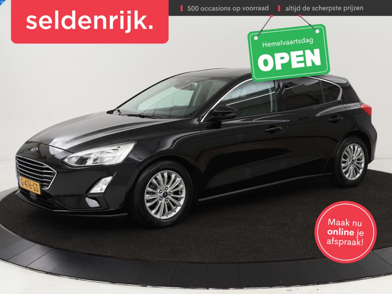 Ford Focus - 1.0 EcoBoost Titanium | Stoel & stuurverwarming | Carplay | Navigatie | Climate control | - AutoWereld.nl