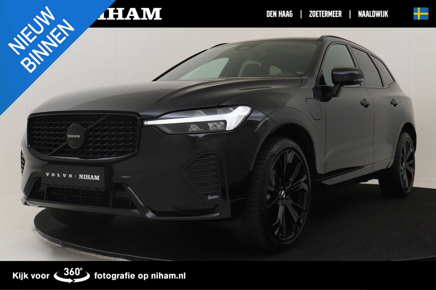 Volvo XC60 - T8 PLUG-IN HYBRID AWD PLUS BLACK EDITION [MY25] -PANO.DAK|HARMAN/KARDON|ADAP.LED|360°CAM|B - AutoWereld.nl