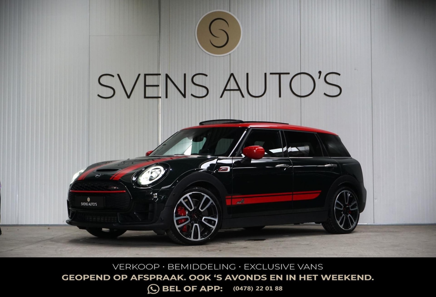 MINI Clubman - Mini 2.0 JCW ALL4 306pk Panodak|H&K|HUD|Kuipstoel|ACC - AutoWereld.nl