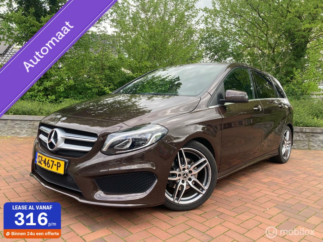 Mercedes-Benz B-klasse - 180Business AMG-LINE/AUTOMAAT/TREKHAAK - AutoWereld.nl