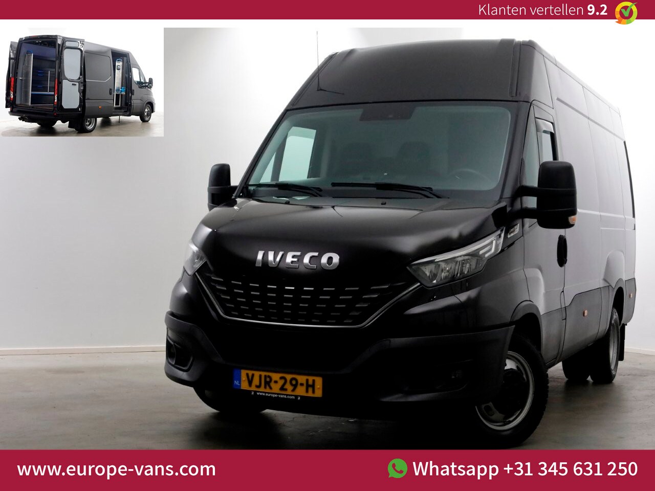 Iveco Daily - 40C18 3.0 180pk L2H2 HiMatic Automaat LED/Inrichting/Trekhaak 3500kg 03-2021 - AutoWereld.nl
