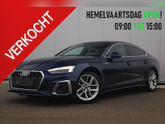 Audi A5 Sportback - 35 TDI S-Line edition Automaat Navarra Blue Full LED Wegklapbare Trekhaak Virtual Cockpit