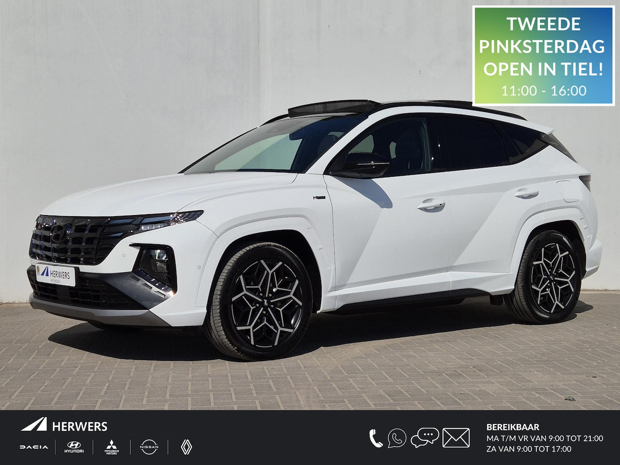Hyundai Tucson - 1.6 T-GDI PHEV Plug-in N Line Sky 4WD Automaat / Accu SoH 100% / Glazen schuif- en kanteld - AutoWereld.nl