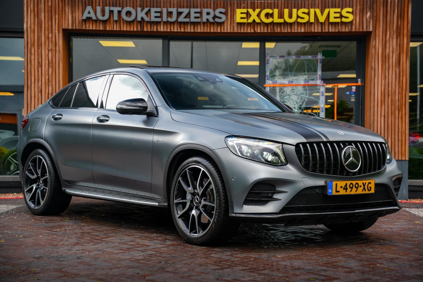 Mercedes-Benz GLC-klasse Coupé - AMG 43 4MATIC Schuifdak Burmester HUD Keyless Carbon Trekhaak 21''LM - AutoWereld.nl