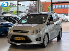 Ford Grand C-Max - 1.6 Titanium Airco Panodak Electr achterklep Stoel voorruit verwarmd Leder