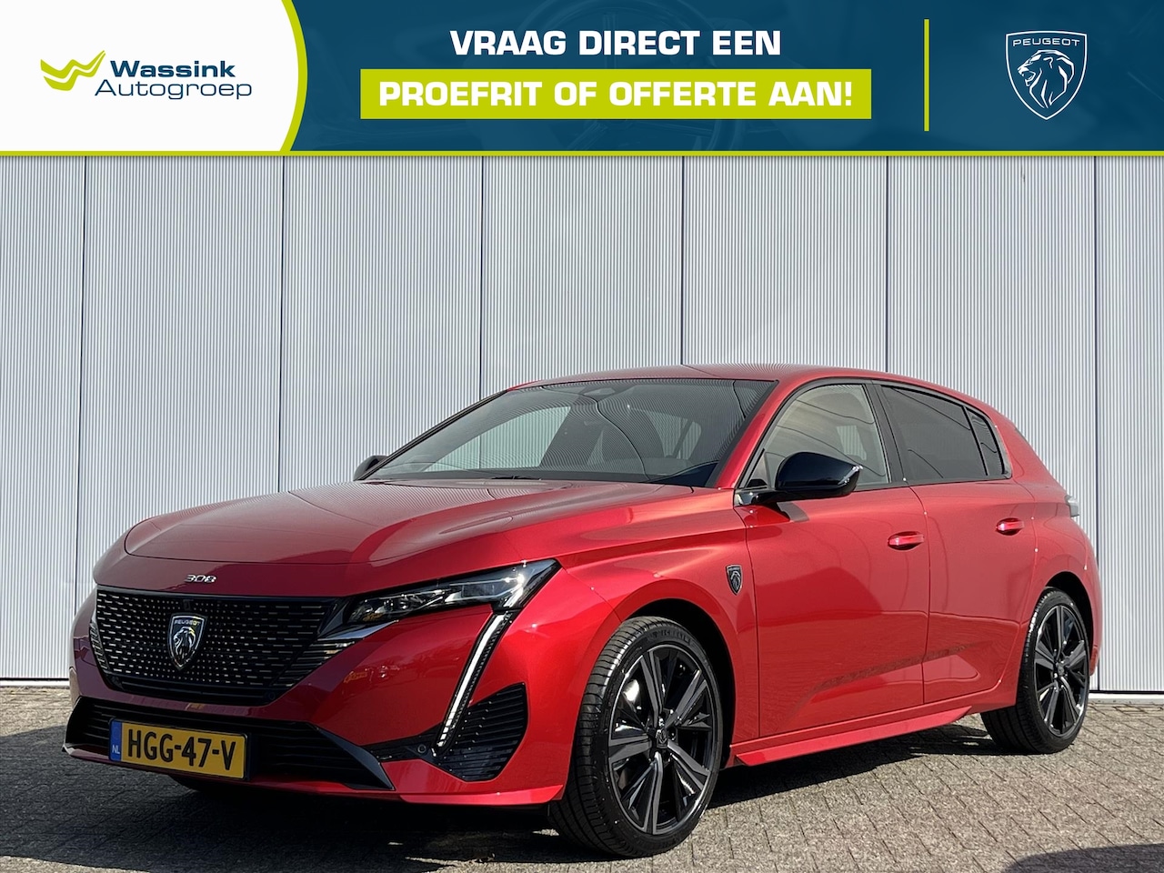 Peugeot 308 - 1.2 Hybrid 136pk e-DCS6 GT | Automaat | Voor & Achter camera | Adaptive Cruise Control | S - AutoWereld.nl