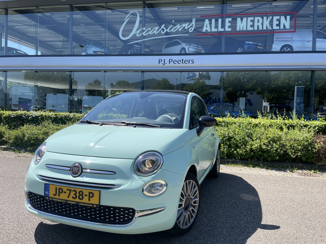 Fiat 500 - 1.2 Lounge Nieuw bij ons geleverd - Panoramadak - Airco - navigatie - Lederen bekleding - - AutoWereld.nl