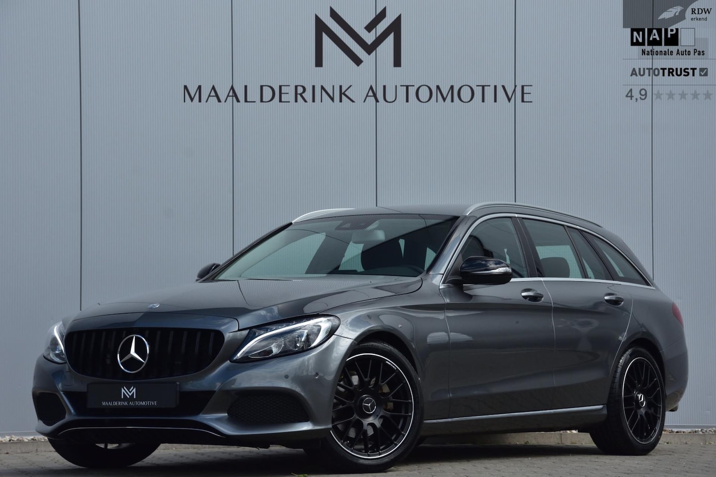 Mercedes-Benz C-klasse Estate - 200 AMG Look, Dealer ond., Geheugen, Camera, Navi, Led, Stoelverwarming - AutoWereld.nl
