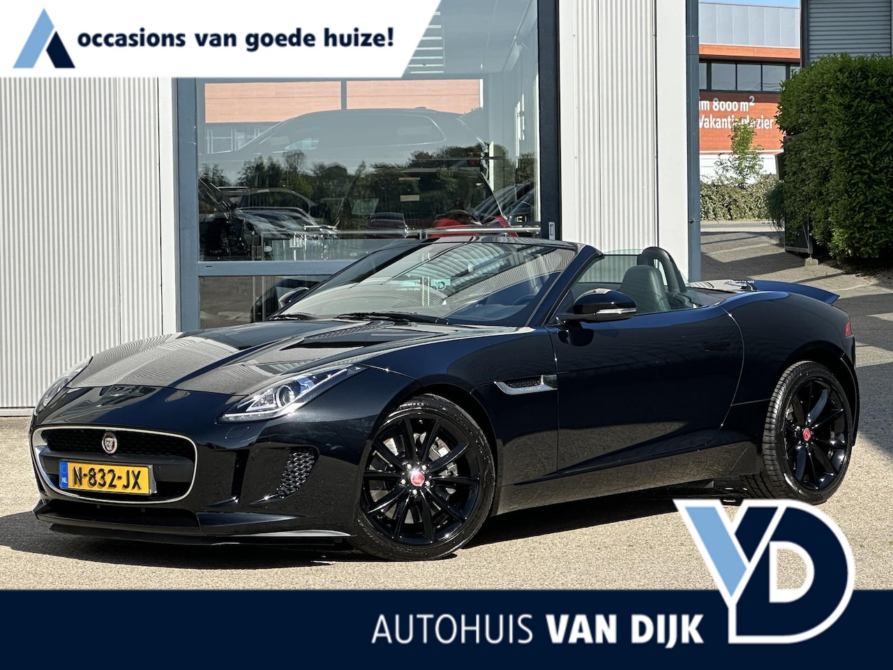 Jaguar F-type - 3.0 V6 Convertible | Sportuitlaat/Navi/Camera/Geh.Stoel/Stoelverw. - AutoWereld.nl