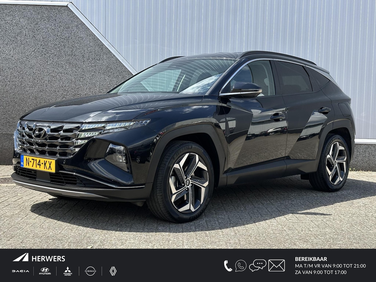 Hyundai Tucson - 1.6 T-GDI HEV Premium / Trekgewicht 1650 kg / Apple Carplay Android Auto / Stuur- en Stoel - AutoWereld.nl