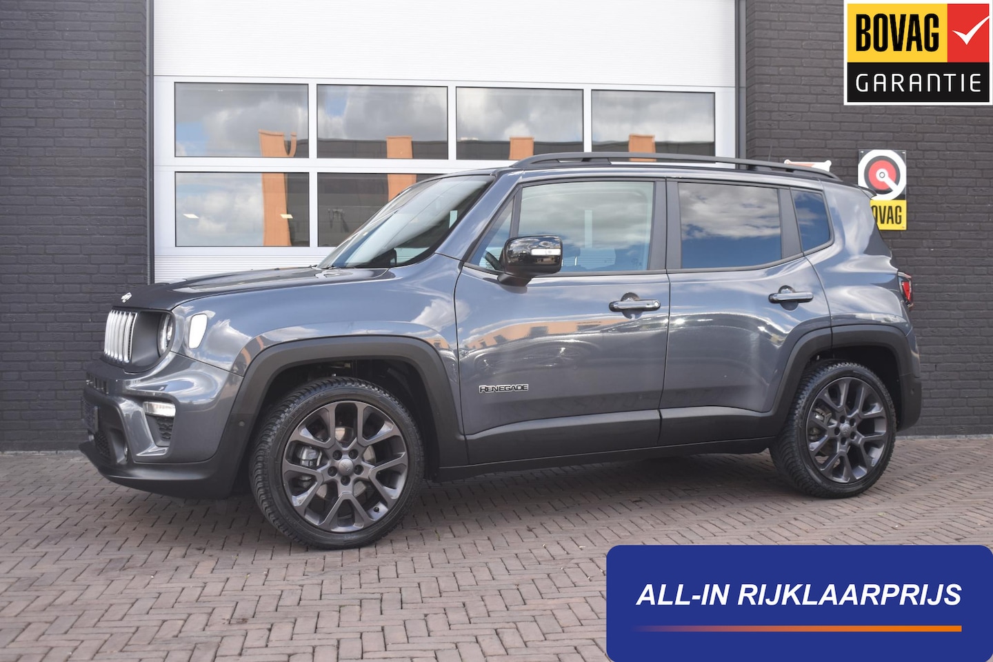 Jeep Renegade - 1.5T e-Hybrid 130PK Automaat Limited | Leder | Navi | Camera | LED | Incl. garantie - AutoWereld.nl