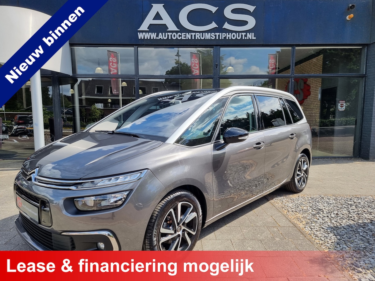 Citroën Grand C4 SpaceTourer - 1.2 Shine 7-pers | Automaat | Camera | Carplay | Leder | Zeer nette staat! | Incl. BTW - AutoWereld.nl