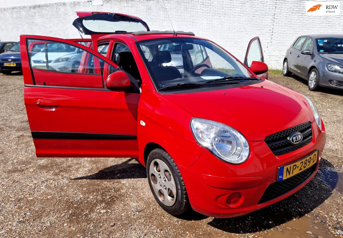 Kia Picanto - 1.1 OPEN DAK! 2e EIG, Airco! Nwe APK - AutoWereld.nl