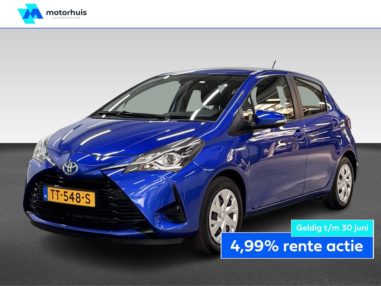 Toyota Yaris - 1.5 HYBRID 100PK 5DRS AUTOMAAT ACTIVE ECC CAMERA TEL CRUISE NAP - AutoWereld.nl