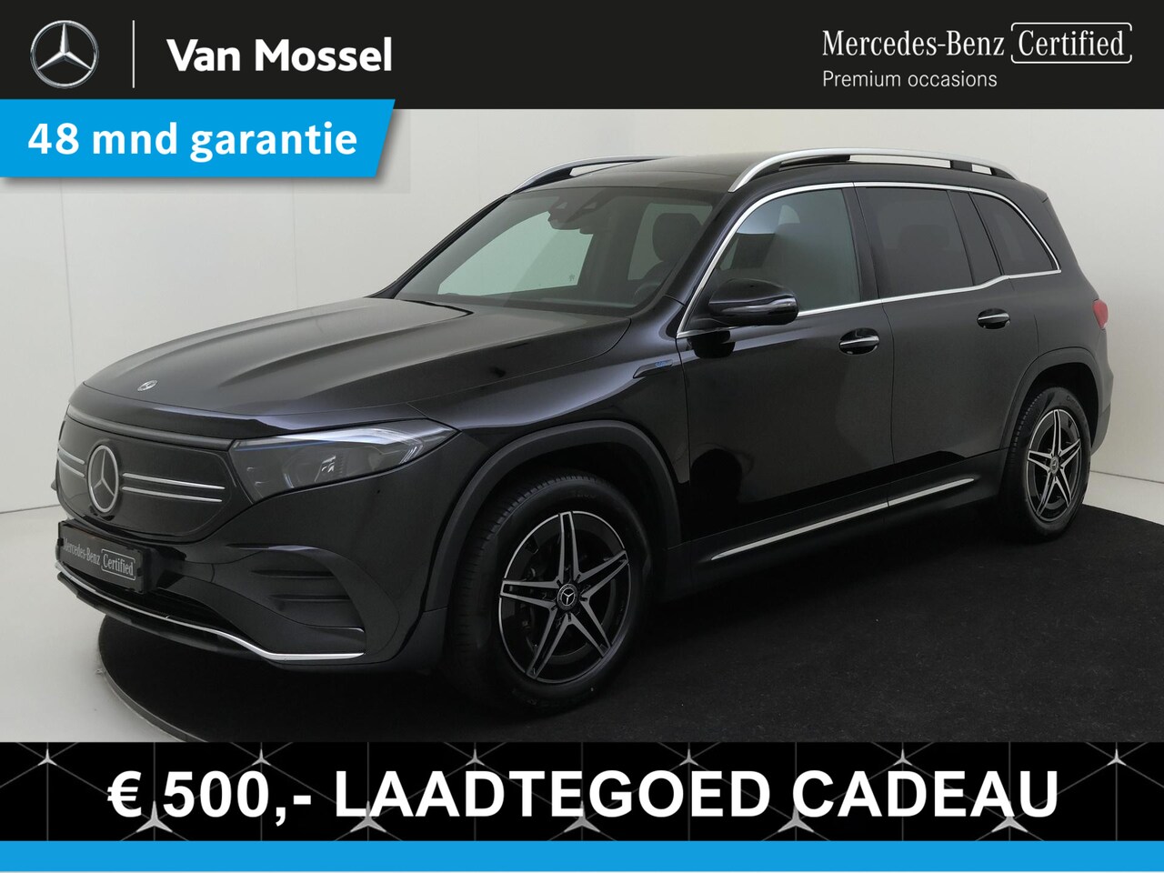 Mercedes-Benz EQB - 300 4MATIC AMG Line 67 kWh / Stoelverwarming / Achteruitrijcamera / Panorama-schuifdak / R - AutoWereld.nl