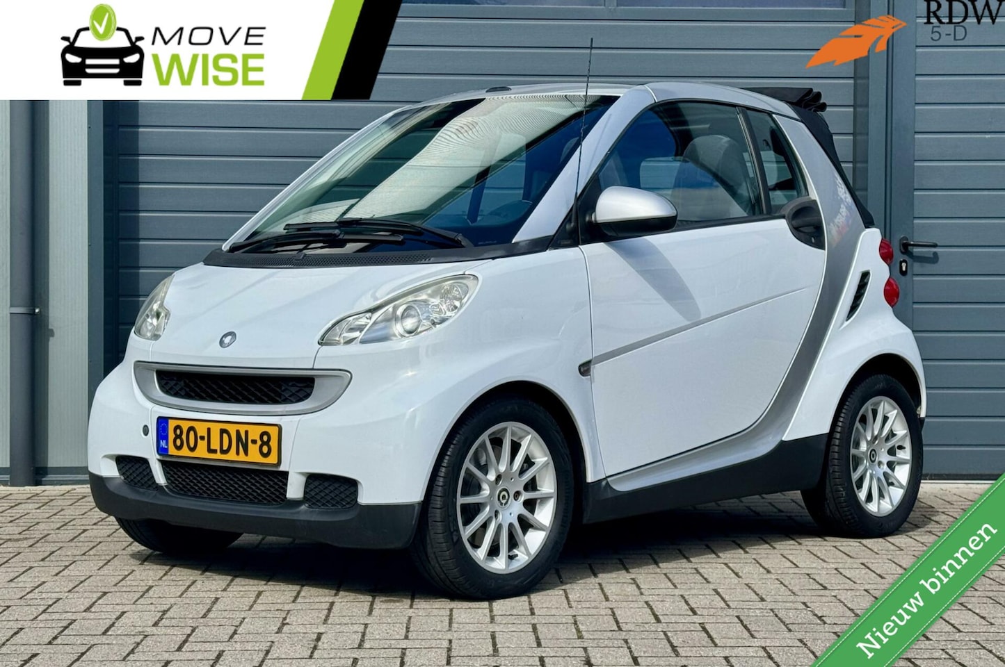 Smart Fortwo cabrio - 1.0 mhd Passion | AUTOMAAT | Lage KM NAP | Airco | Uniek | - AutoWereld.nl