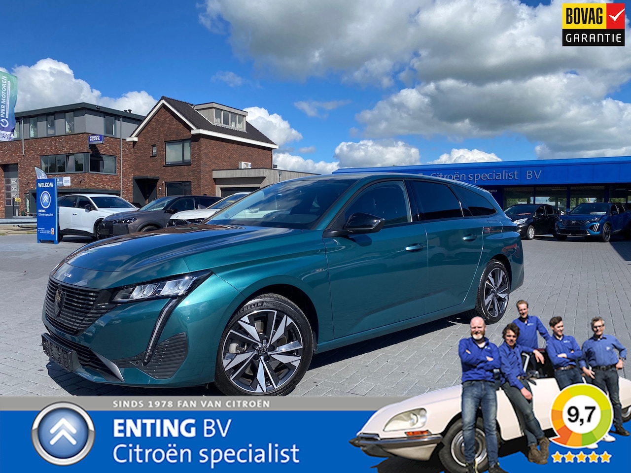 Peugeot 308 SW - 1.6 HYBRID 180 EAT8 ALLURE CAMERA WINTERPACK TREKGEW 1450KG - AutoWereld.nl
