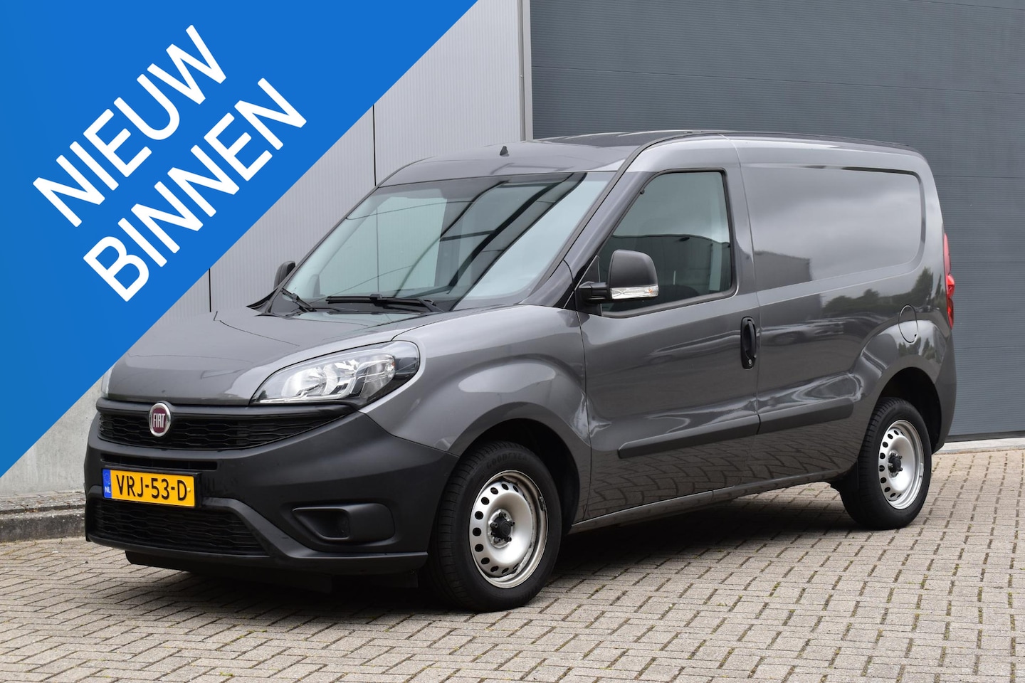 Fiat Doblò Cargo - 1.6 MJ L1H1 23.000KM NAP | Metallic grijs | Betimmerd | Airco | Garantie - AutoWereld.nl