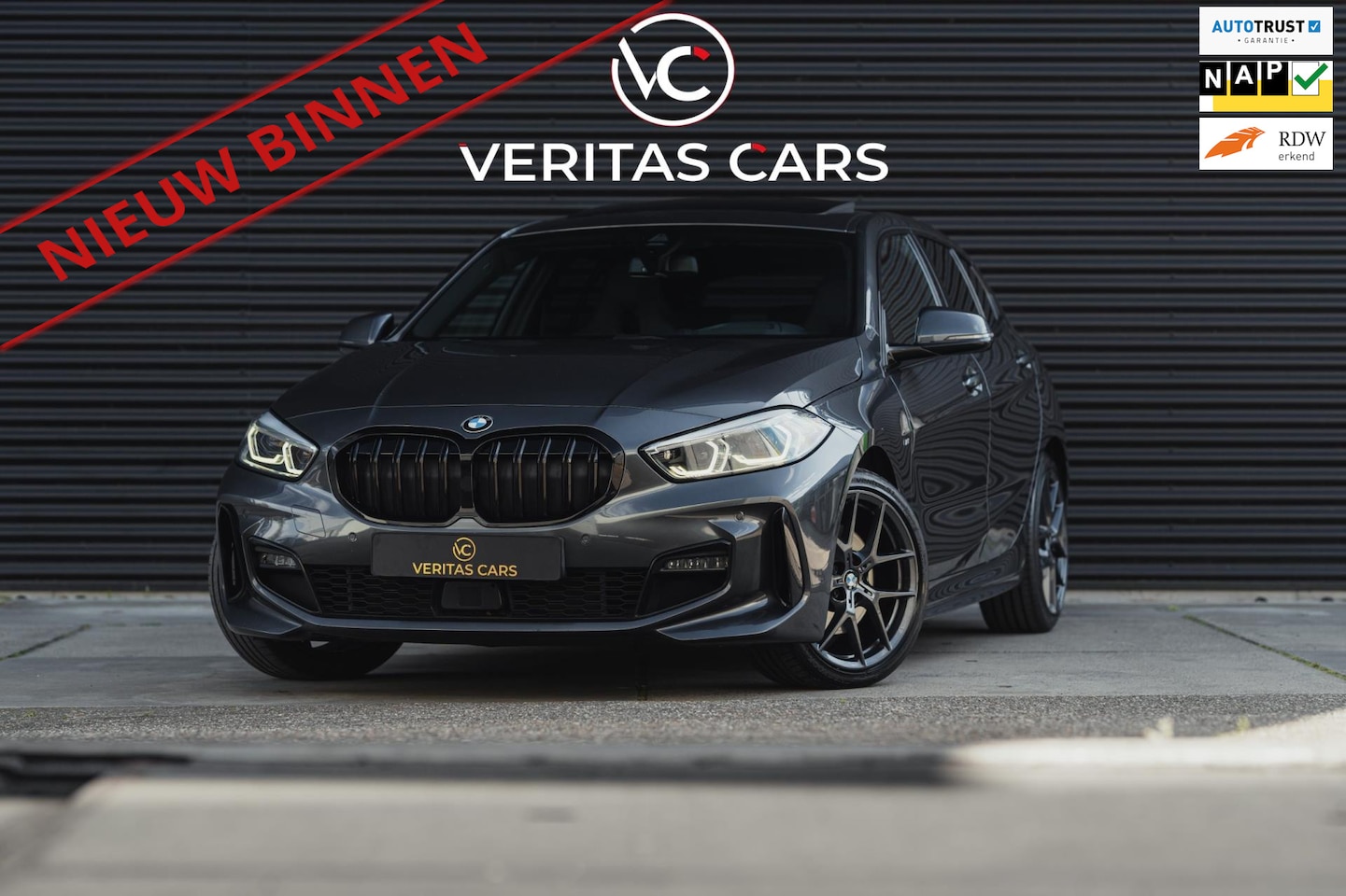 BMW 1-serie - 118d High Executive M-Sport 150PK Pano|Head-Up|Full Led|H&K Sound|Sfeerverlichting e.o. - AutoWereld.nl