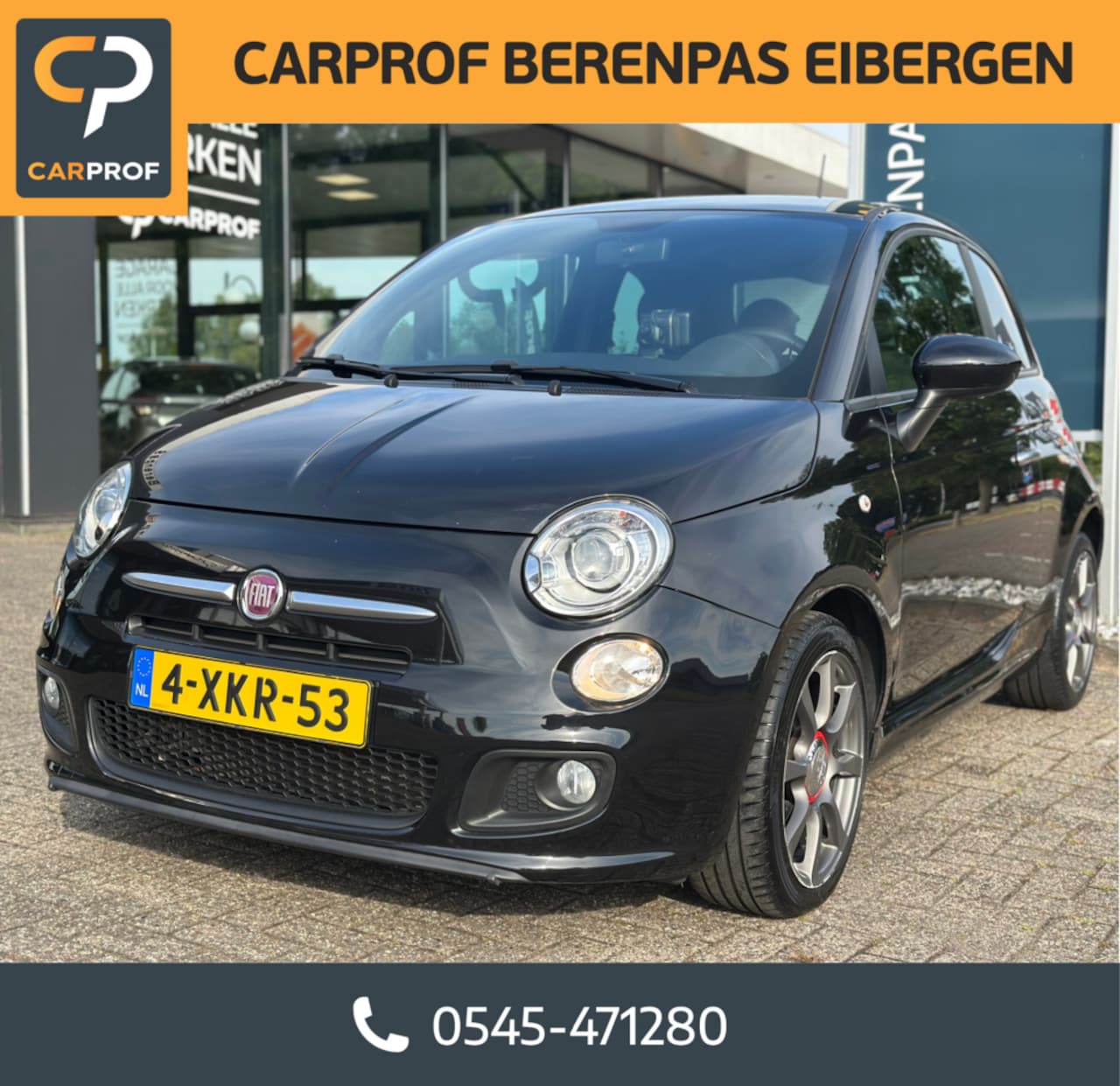 Fiat 500 Abarth - 0.9 TwinAir T 500S Abarth Pack '' Airco - Elektrische ramen - Infotainmentsystem '' - AutoWereld.nl