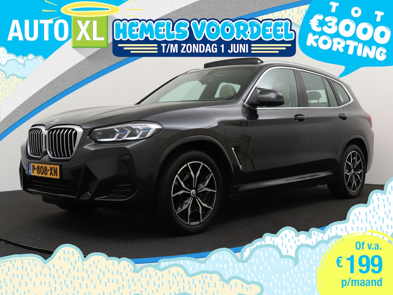 BMW X3 - xDrive30e M-Sport 50 jarhe editie Pano-dak Sportstoelen Head-up Display - AutoWereld.nl