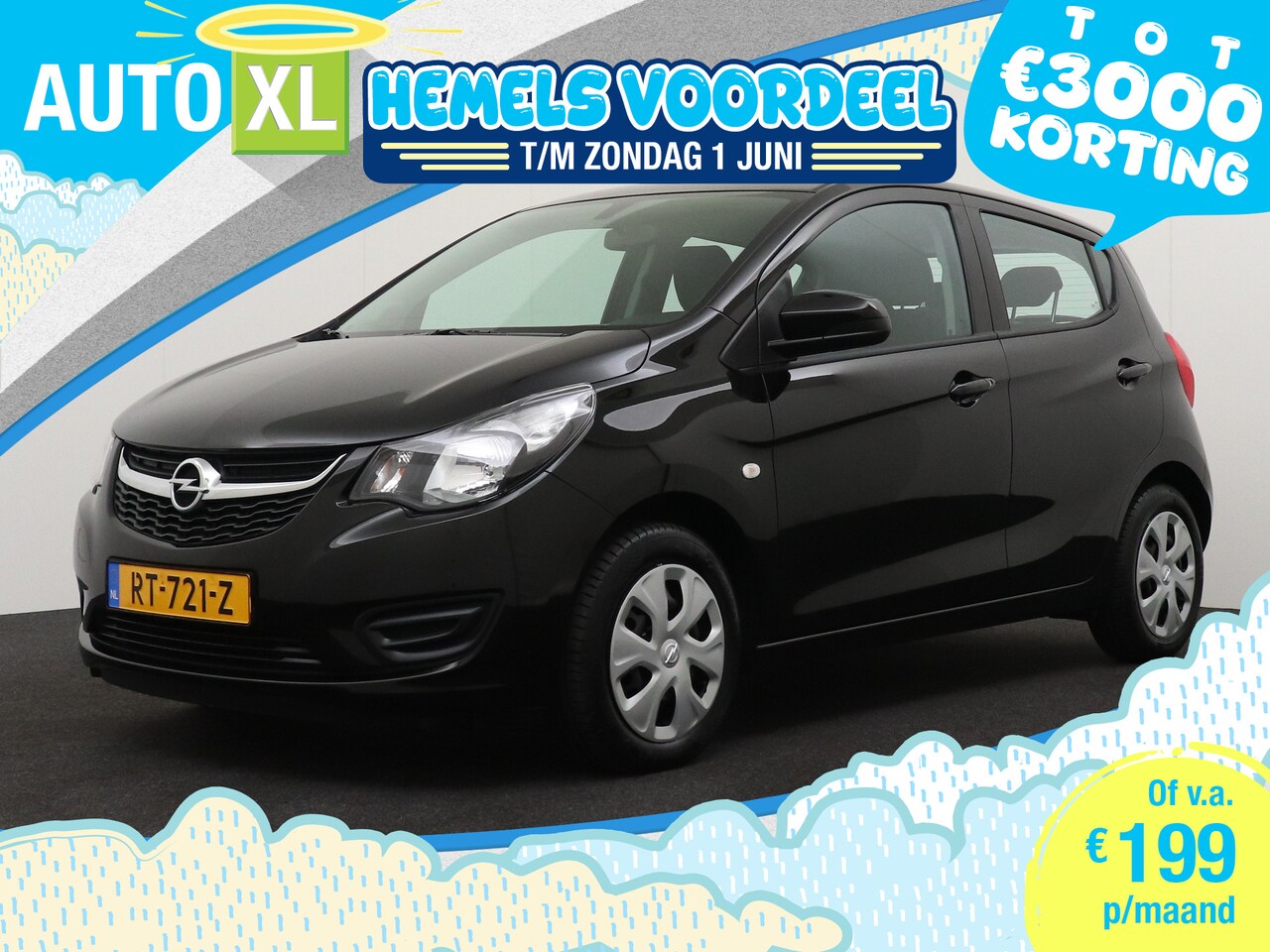 Opel Karl - 1.0 75 PK ecoFLEX Edition Cruise Airco Bluetooth - AutoWereld.nl