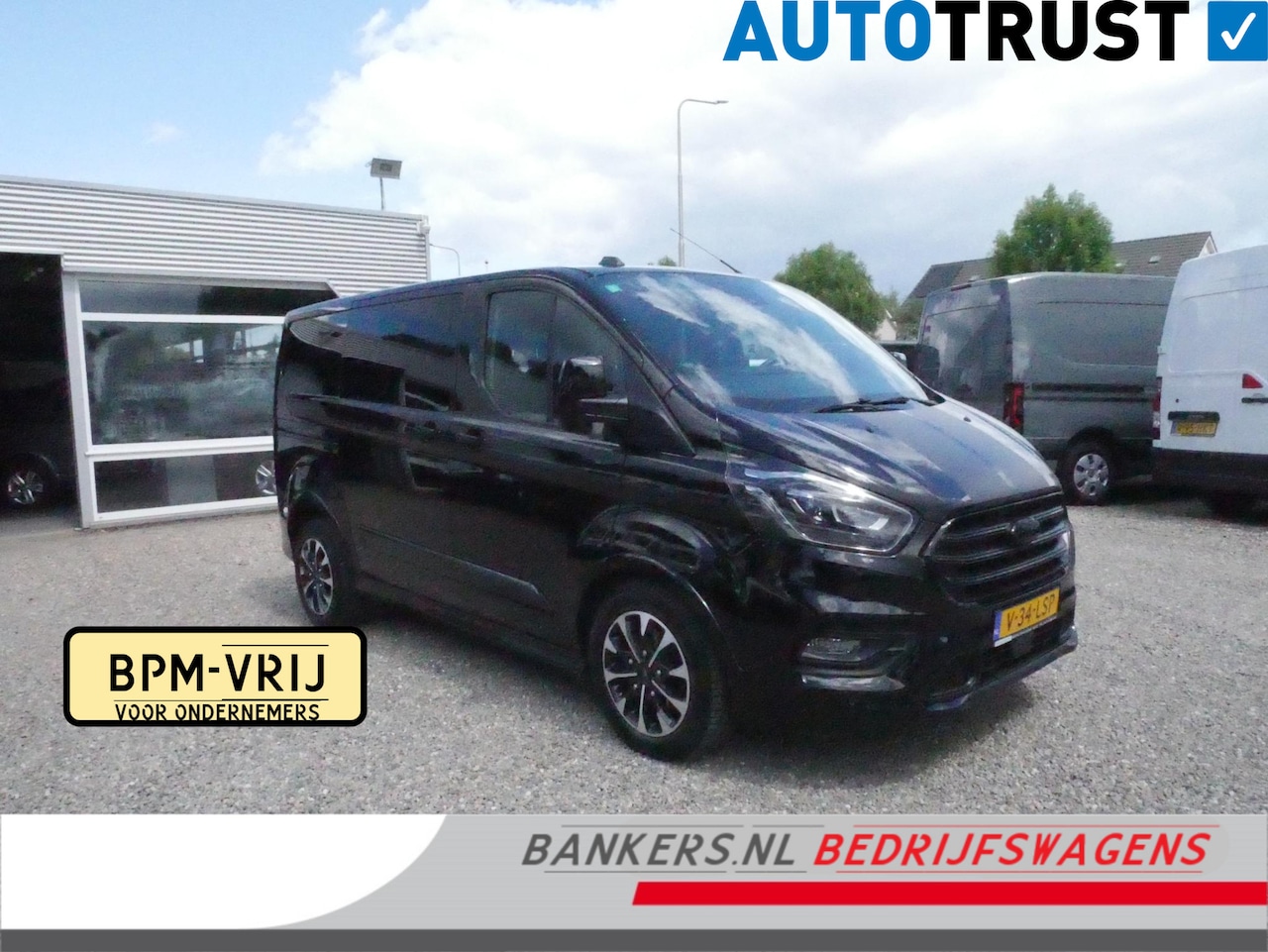 Ford Transit Custom - 2.0 TDCI 185PK, L1H1, Sport, Dubbel Cabine, Automaat, FULL OPTIONS - AutoWereld.nl