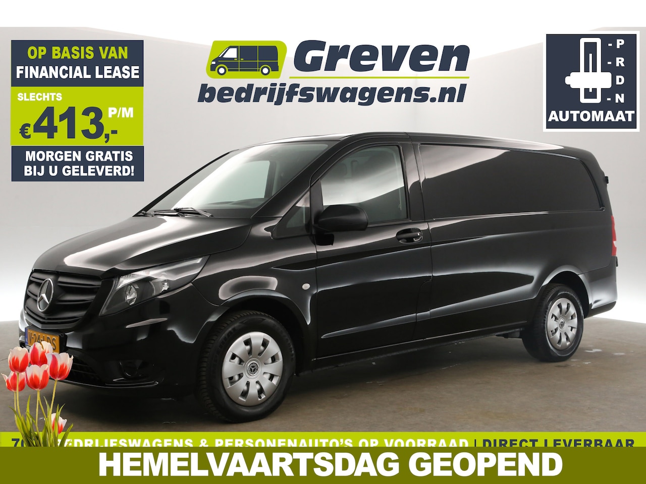 Mercedes-Benz Vito - 114 CDI Lang Automaat Airco Camera Cruise Navigatie Trekhaak 3 Persoons Elektrpakket - AutoWereld.nl